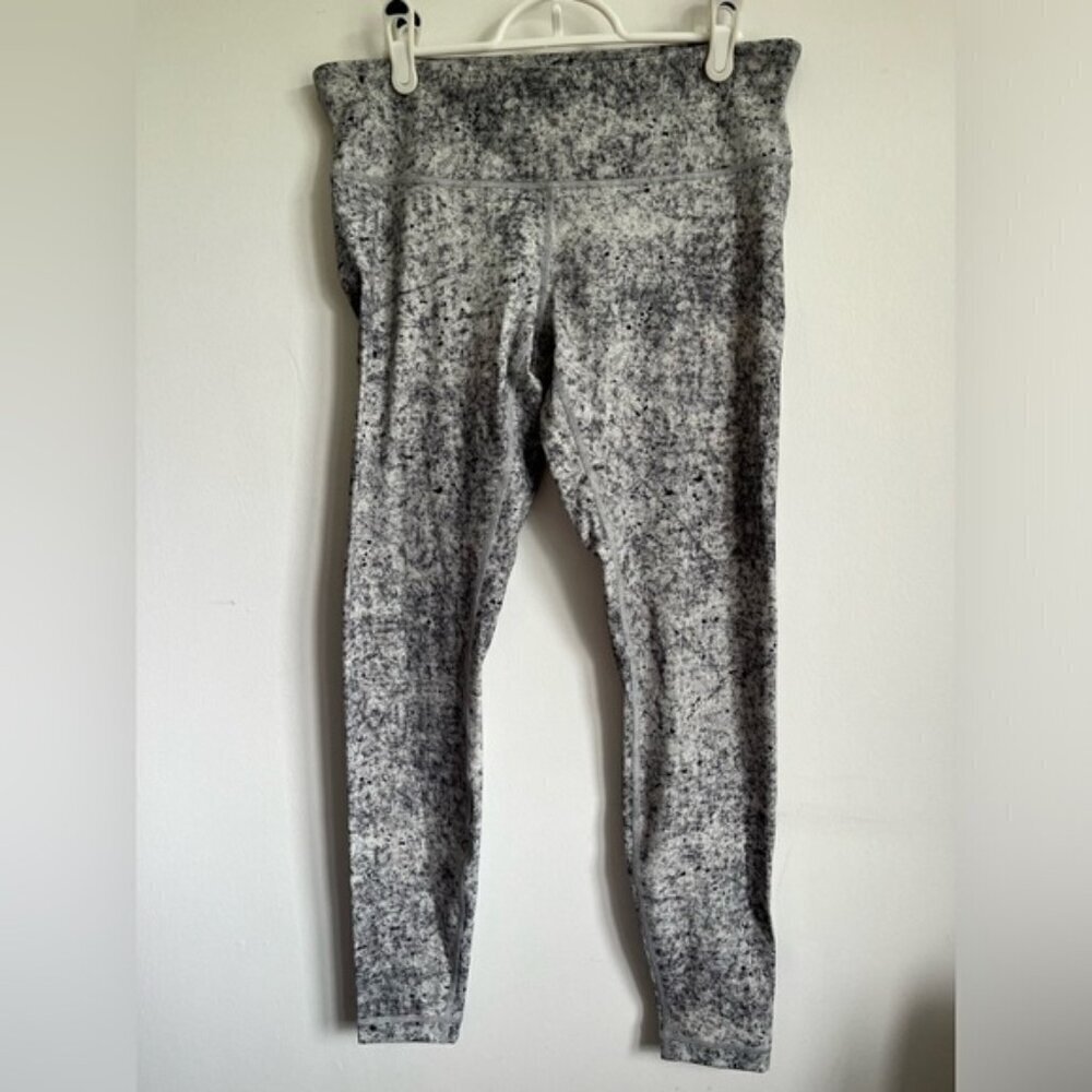 Lululemon Wunder Under Tight Luxtreme 28" - Antiqued Alpine White Multi - US 10